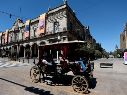 Hoy Jueves Santo nos enfrentamos a un cielo completamente despejado, dominado por un sol implacable a lo largo de la jornada en Guadalajara. AFP / ARCHIVO
