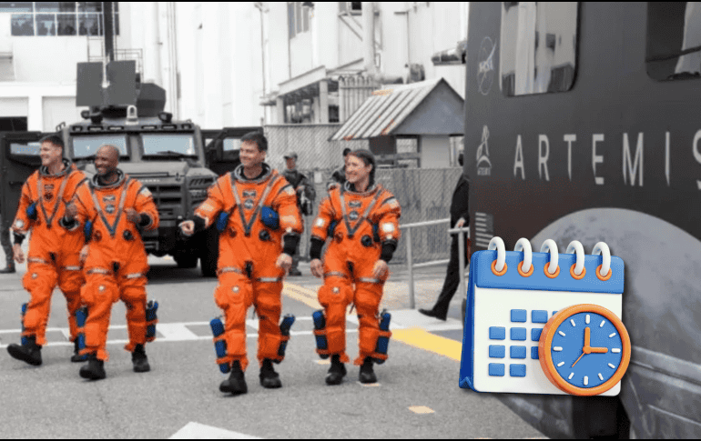 Artemis II: ¿cuánto dura la expedición a la Luna y cuándo vuelven los 4 astronautas?