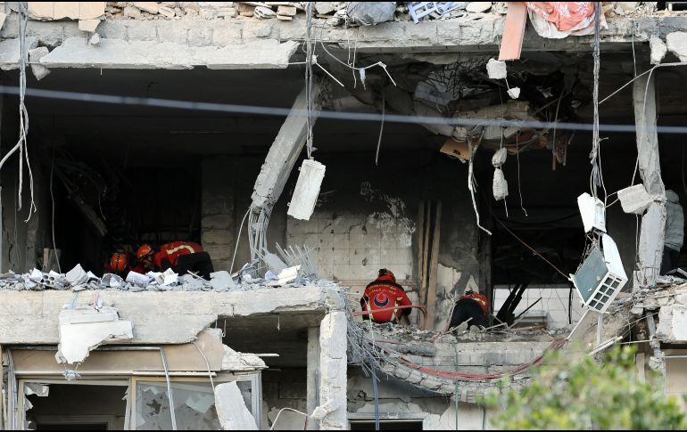 Israel mantiene una intensa campaña de bombardeos contra el sur y el este del Líbano. EFE/EPA/W. HAMZEH