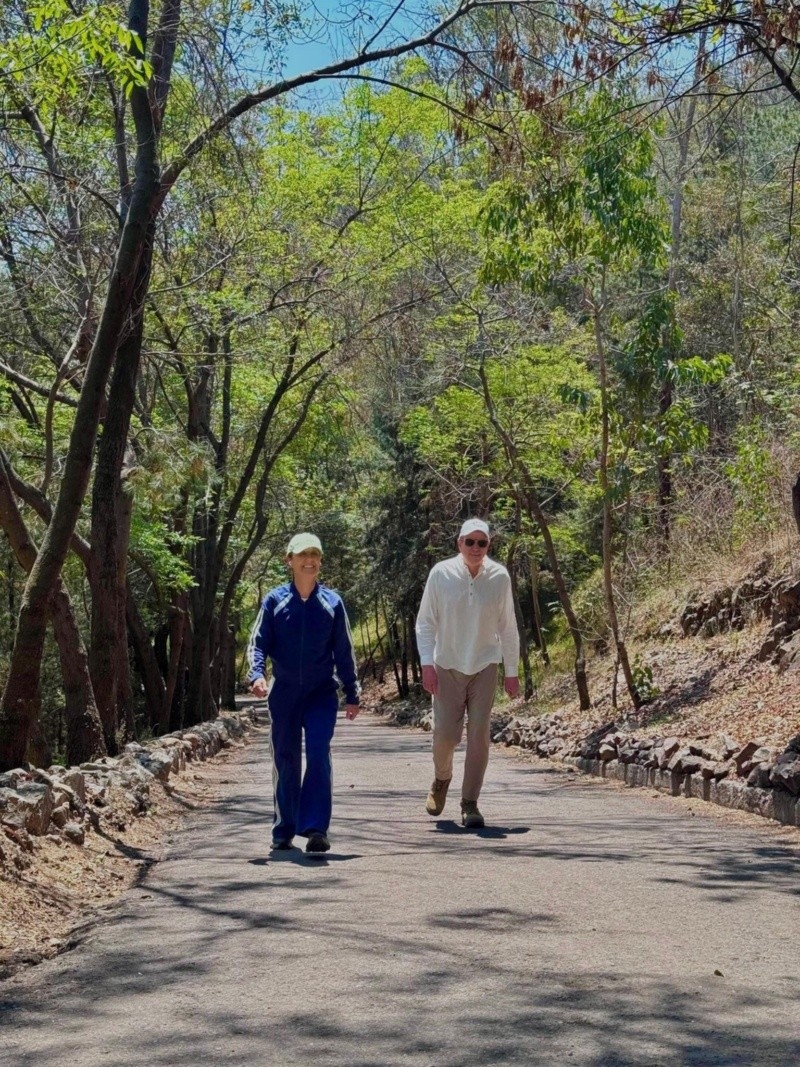&nbsp;En la foto compartida, Sheinbaum aparece vestida con ropa deportiva, gorra y audífonos. FACEBOOK / Claudia Sheinbaum Pardo