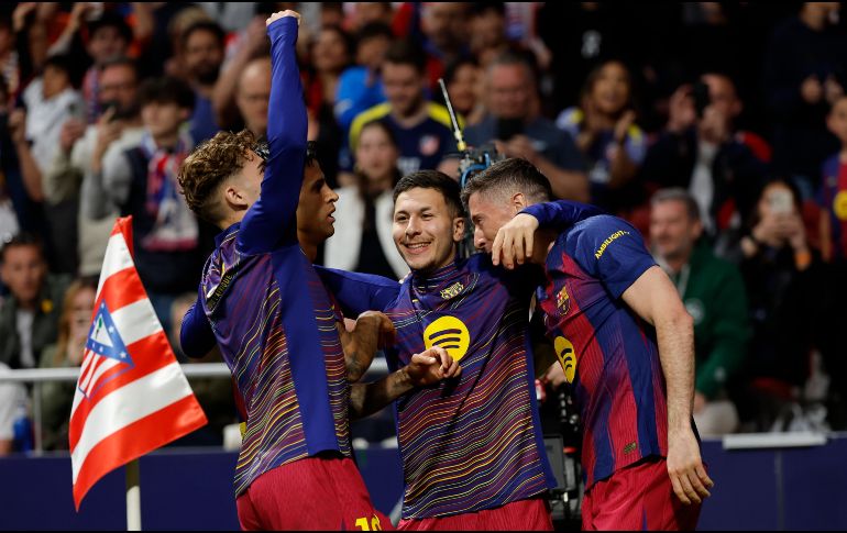 Los catalanes llegaron a 76 puntos y ampliaron la diferencia a siete sobre los merengues, con 24 más por disputar. EFE/ MARISCAL.