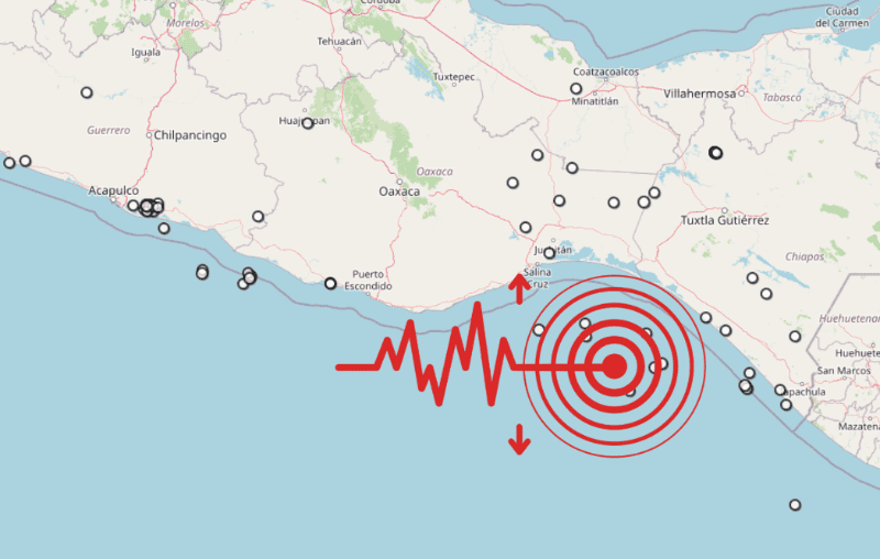 &nbsp;Sismo en Chiapas. ESPECIAL / SSN