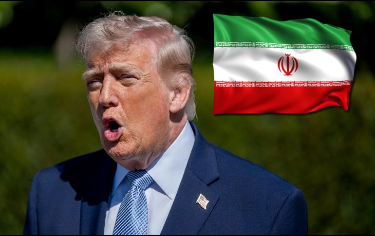 Así calificó Trump la propuesta de paz de Irán ante medios afuera de la Casa Blanca. EFE / EPA / DANIEL HEUER / POOL