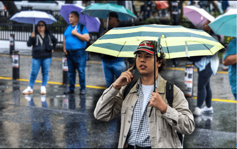Las lluvias en Guadalajara pueden causar encharcamientos rápidos y complicaciones en el tránsito vehicular, por lo que se recomienda tomar precauciones. EL INFORMADOR/ARCHIVO