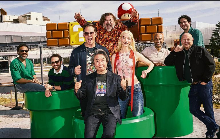 Elenco de famosos que prestaron su voz para la cinta “Super Mario Galaxy: La película”. CORTESÍA