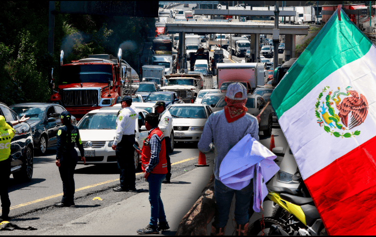 El paro nacional de transportistas y agricultores tiene como objetivo denunciar el incumplimiento de los acuerdos pactados con el gobierno federal en noviembre de 2025. EFE/F. Gutiérrez EL INFORMADOR/ARCHIVO