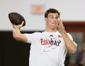 Fernando Mendoza lideró a Indiana al campeonato de los College Football Playoff la temporada pasada. AFP