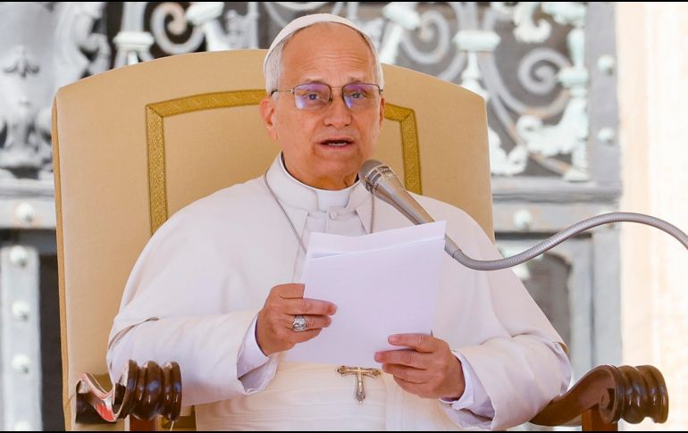 León XIV calificó el martes de inaceptable la amenaza del presidente de Estados Unidos, Donald Trump, contra Irán. EFE/EPA/F. Frustaci