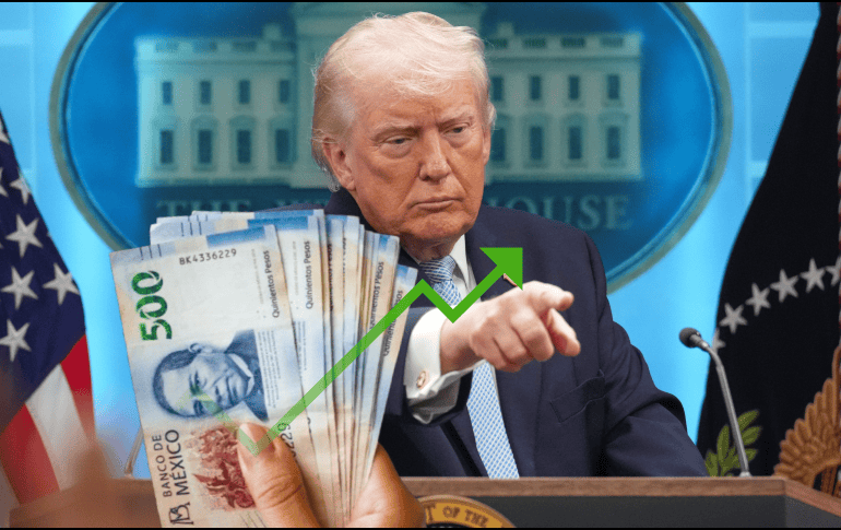 El peso mexicano tuvo un significativo avance en el tipo de cambio frente al dólar después del cese al fuego de EU contra Irán. AP / ARCHIVO