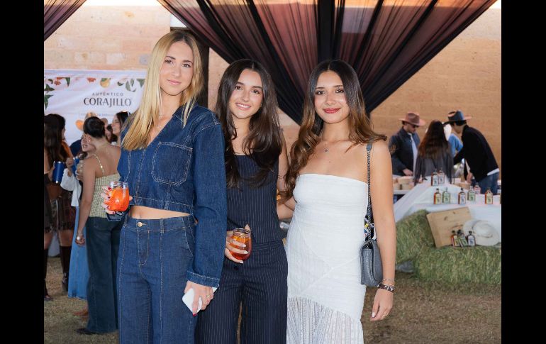 Isabella Suárez, Paola Guzmán y Luciana Lemus. GENTE BIEN JALISCO / J. Soltero