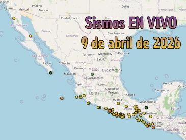 EN VIVO | Sismos en México | Jueves 9 de abril. ESPECIAL / SSN