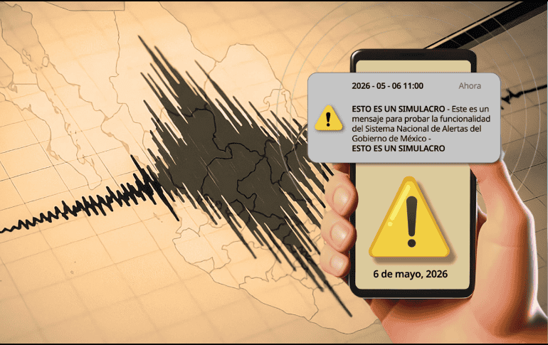 Si deseas asegurarte de recibir la alerta sísmica en México aquí te decimos qué hacer con tu celular. ESPECIAL/Canva/Coordinación Nacional de Protección Civil