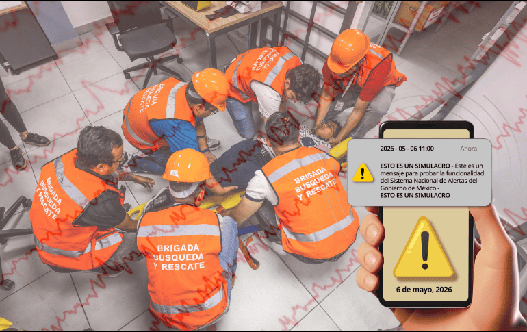 El Primer Simulacro Nacimiento se llevará a cabo en la fecha de la conmemoración del 40 Aniversario de la Conformación del Sistema Nacional de Protección Civil. EL INFORMADOR/ARCHIVO ESPECIAL/Canva