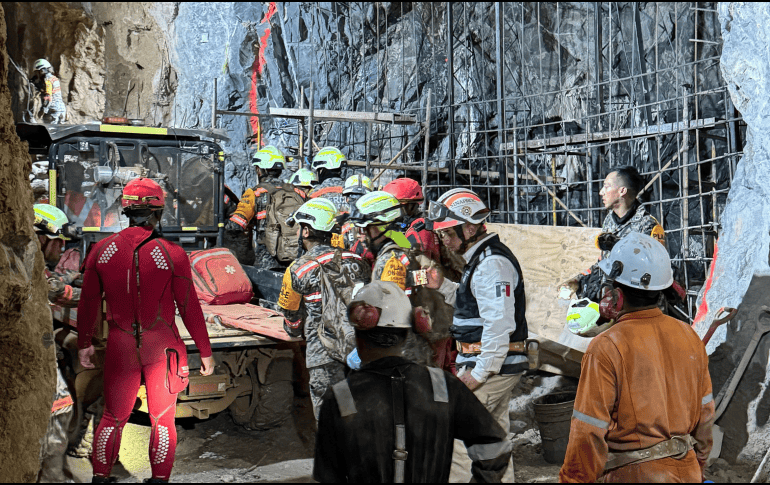 Hasta el momento hay dos mineros rescatados con vida de las 4 víctimas de la mina Santa Fe en Sinaloa. EFE / ARCHIVO