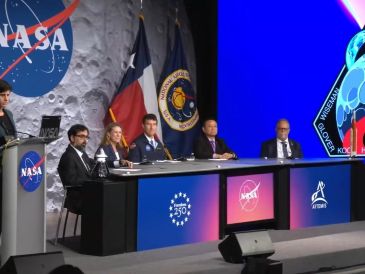 "Enviamos a cuatro personas a la Luna y las trajimos de regreso a la Tierra por primera vez en más de 50 años", destacó la NASA. EFE/NASA