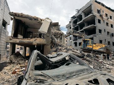Daños en zonas urbanas de Beirut reflejan la intensidad del conflicto, mientras Líbano e Israel se preparan para dialogar bajo mediación estadounidense. EFE