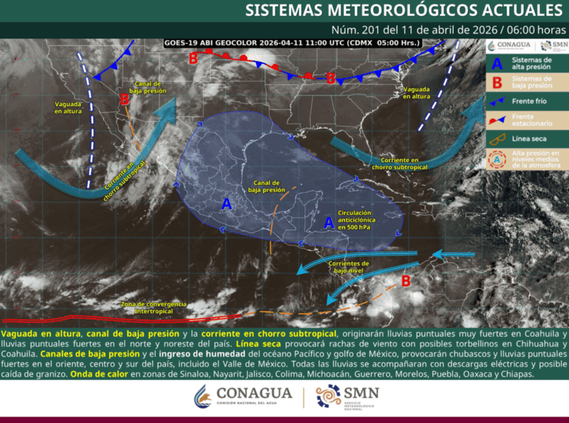 X / @conagua_clima&nbsp;