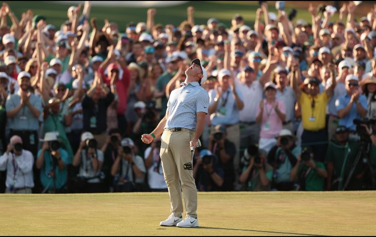 McIlroy firmó una tarjeta de 276 golpes (-12), con 71 (-1) este domingo, para consagrarse.  EFE/ E. S. LESSER.