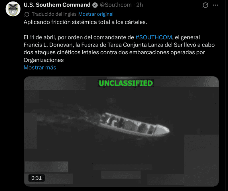 X / @Southcom&nbsp;