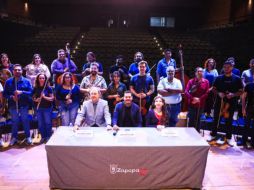 El anuncio se realizó en una rueda de prensa en la que estuvo presente EL INFORMADOR, en la sala de conciertos del Centro Cultural Constitución. EL INFORMADOR / J. Acosta