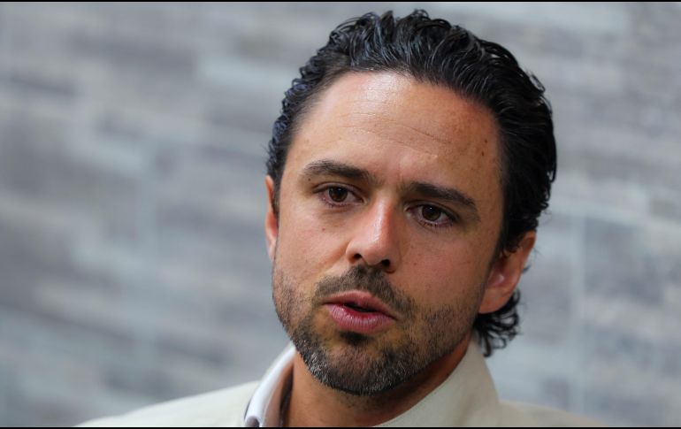 El regitor de Movimiento Ciudadano Tonatiuh Zárate Salum en entrevista respecto a las estancias infantiles y otros apoyos en Tlajomulco. EL INFORMADOR / A. Navarro