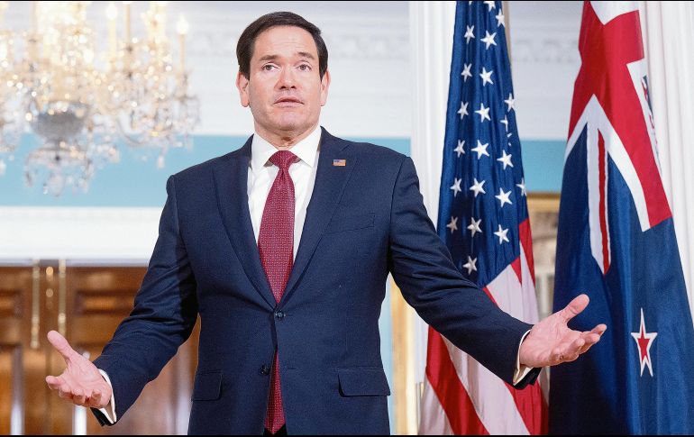 Marco Rubio, secretario de Estado de Estados Unidos, será un personaje clave en el diálogo que sostendrán hoy Líbano e Israel en Washington. AFP