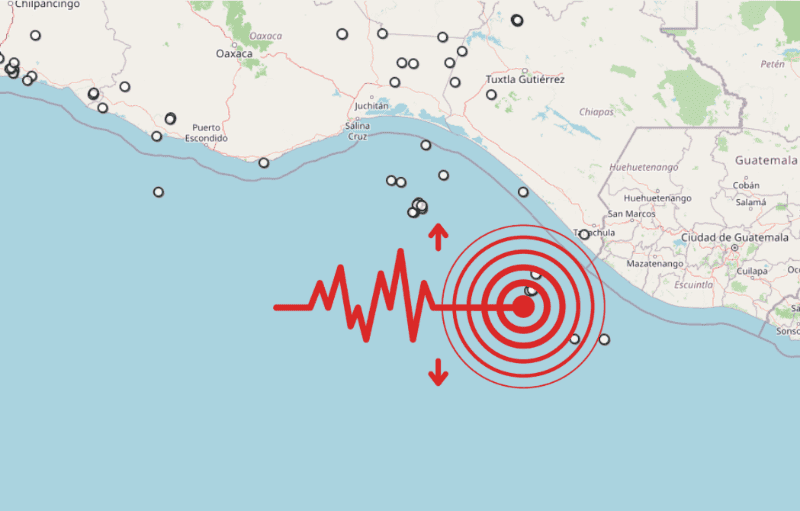 Sismo en Chiapas. ESPECIAL / SSN&nbsp;