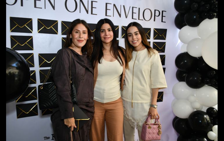 Liz Cuevas, Lília Valenzuela y Luisa Rojo. GENTE BIEN JALISCO / M. Rached