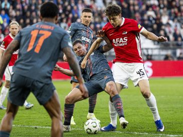 Mateo Chávez arrancó como titular en un encuentro donde él y sus compañeros necesitaban una actuación casi perfecta para aspirar a la remontada. EFE / K. van Weel