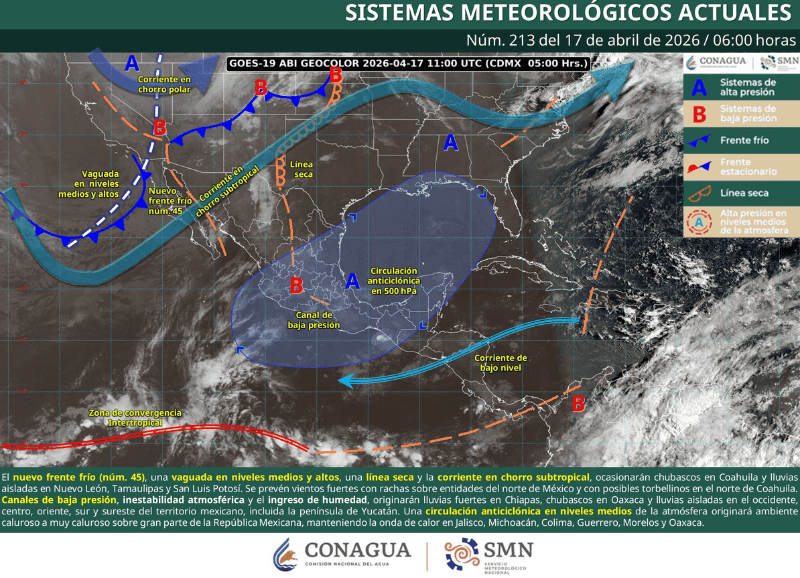 &nbsp;X / @conagua_clima