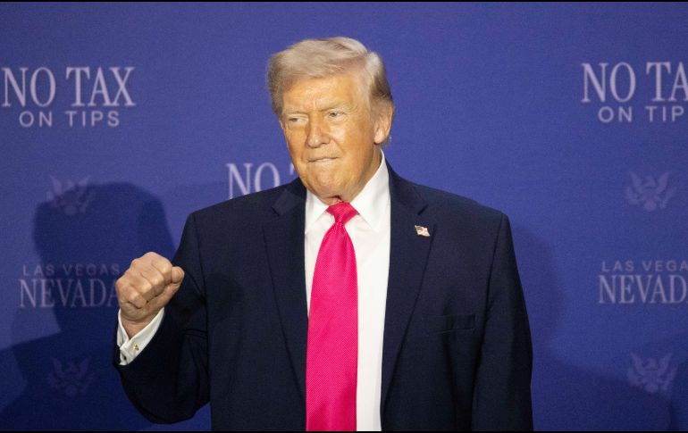 Trump mantendrá el bloqueo naval a los buques que entren o salgan de puertos iraníes hasta que haya un acuerdo, el cual ordenó tras el fracaso de las conversaciones en Islamabad. EFE/RONDA CHURCHILL