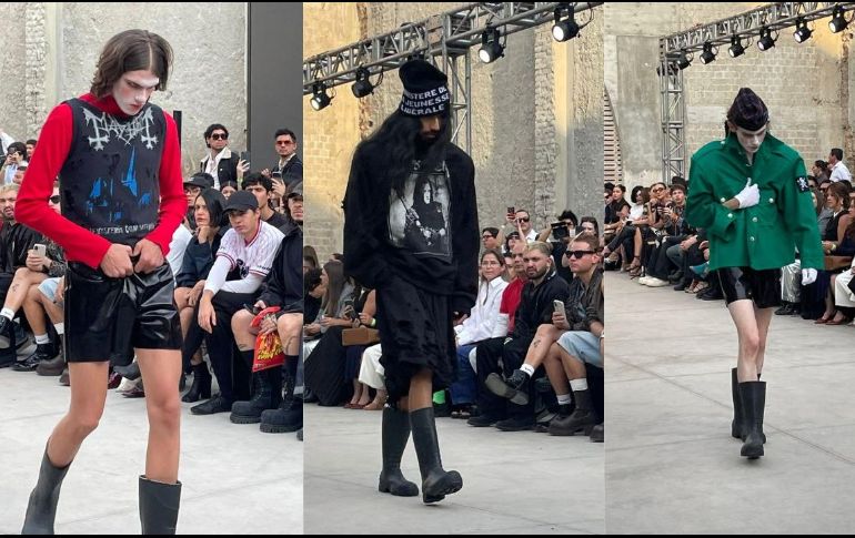 Looks negros de estética punk evocan rebeldía y remiten a bandas como Kiss y Joy Division. EL INFORMADOR/A.SOLIS