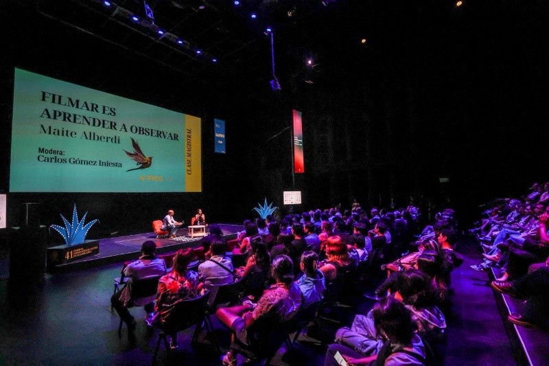 &nbsp;Maite Alberti reconoció que su recorrido por el cine documental ha sido también un proceso de aprendizaje constante. EL INFORMADOR/A. Navarro