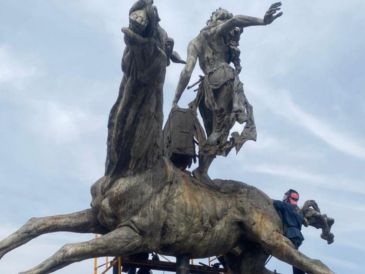 “La Abundancia”, “La Alegría” y “La Belleza” ya fueron colocadas en la Plaza de la República. EL INFORMADOR
