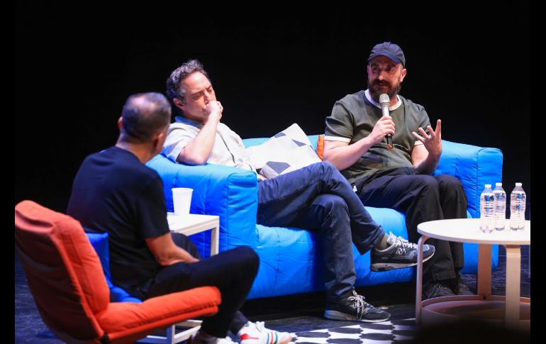 este domingo 19 de abril se llevó a cabo la Master Class “La internacionalización del cine chileno: La historia de Fábula”, liderada por el aclamado director Pablo Larraín y el productor Juan de Dios Larraín, fundadores de la casa productora chilena Fábula. EL INFORMADOR / J. Acosta