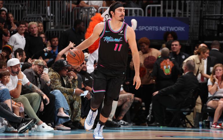 En su tercera campaña, Jáquez tuvo un rol relevante en los planes de Erik Spoelstra. AFP/ ARCHIVO.