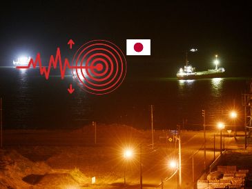 Barcos en el puerto Tokachi Port tras el sismo de esta mañana en Japón.  EFE / EPA / JIJI PRESS JAPAN