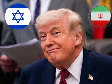 Este es el mensaje que publicó Donald Trump respondiendo a la supuesta influencia de Israel en sus decisiones. EFE / ARCHIVO