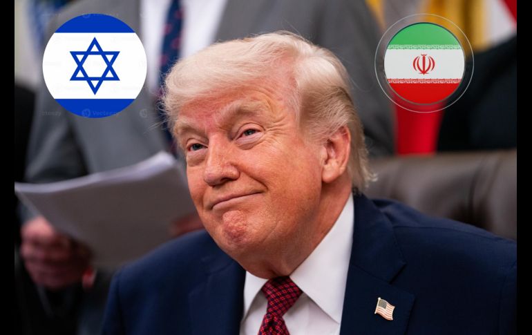 Este es el mensaje que publicó Donald Trump respondiendo a la supuesta influencia de Israel en sus decisiones. EFE / ARCHIVO