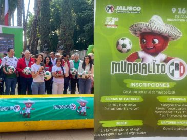 La convocatoria del Mundialito del PRI estará abierta del día de hoy 21 de abril al 5 de mayo. EL INFORMADOR / R. Casas