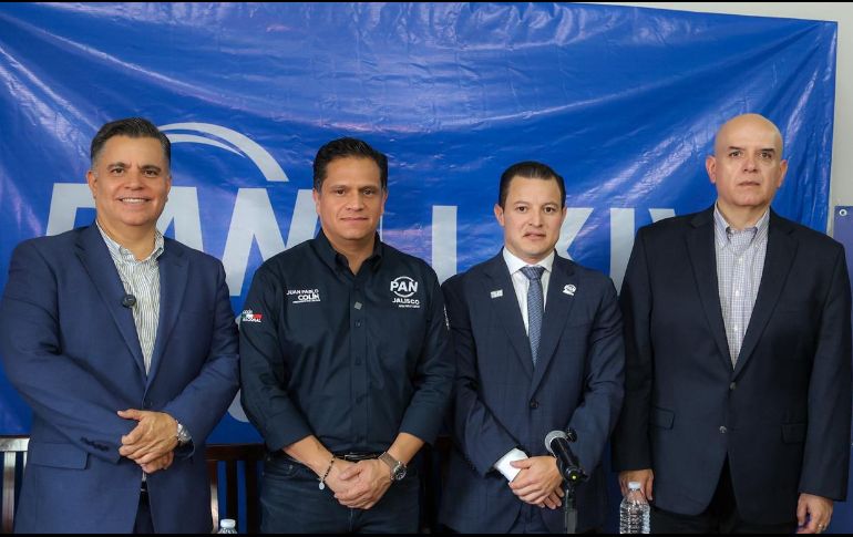 El dirigente del PAN Jalisco, Juan Pablo Colín, aclaró que el partido permanecerá unido ante los rumores de rupturas por la modificación. EL INFORMADOR / A. NAVARRO