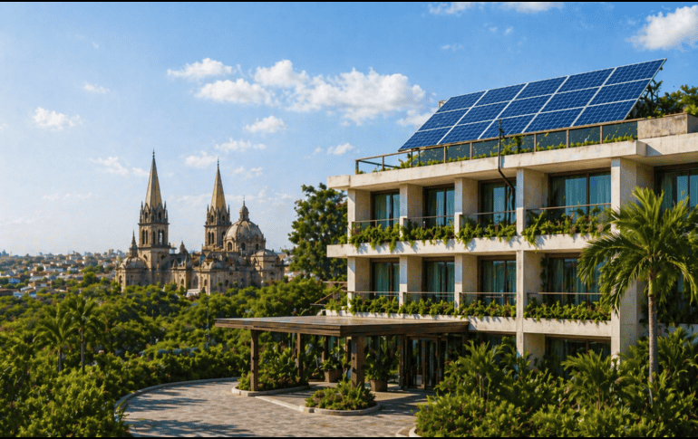 El documento involucra a más de 180 hoteles en el Estado que forman parte de la Asociación de Hoteles de Jalisco e integra soluciones como generación distribuida, almacenamiento de energía y electromovilidad. IA