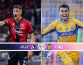 Atlas y Tigres se miden este miércoles en Guadalajara, donde ambos equipos buscarán asegurar su pase a la Liguilla. ESPECIAL / IMAGO7 y CANVA