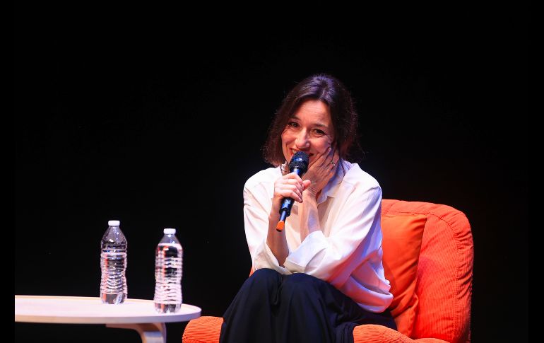 Lola Dueñas compartió con el público la responsabilidad y amor que tiene a su trabajo a través de una serie de consejos. EL INFORMADOR / J. Acosta