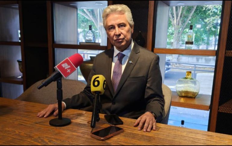 Miguel Ángel Landeros señaló que el problema no solo es el robo de mercancías, sino también el huachicol fiscal. EL INFORMADOR/M. Hernández