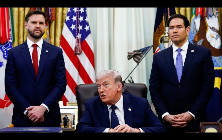 El presidente Donald Trump anunció a través de sus redes sociales la extensión de una tregua clave en Medio Oriente. EFE/W. Oliver