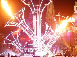 GDLuz 2026 se lleva a cabo del 23 al 26 de abril en el Centro Histórico de la ciudad, con actividades diarias en horario nocturno. EL INFORMADOR/ARCHIVO