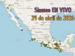 EN VIVO | Sismos en México | Viernes 24 de abril. ESPECIAL / SSN