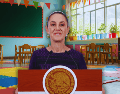 Sheinbaum explicó que cada vez nacen menos menores en México, lo que impacta directamente en la demanda educativa. EFE / M. Guzmán - ESPECIAL / CANVA