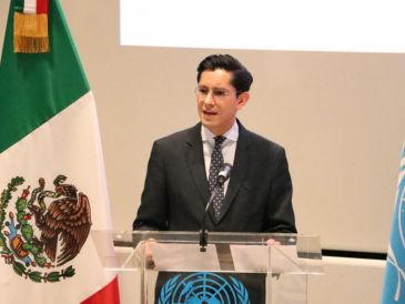 Roberto Velasco Álvarez reafirma ante la ONU su compromiso con paz, derechos humanos y desarrollo sostenible. ESPECIAL/ONU MÉXICO
